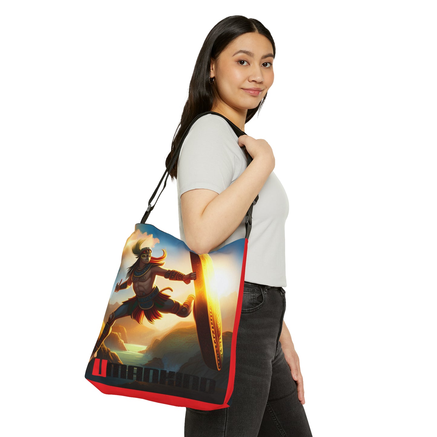 UMANKIND  Limited Edition Mayan Adjustable Tote Bag