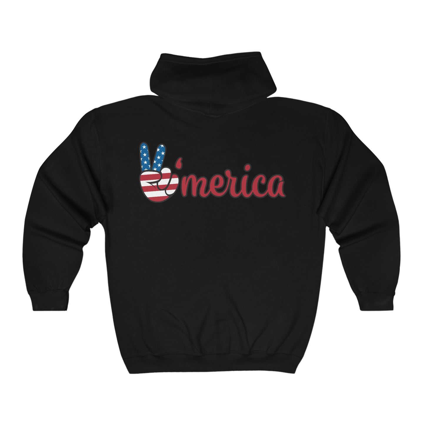 Umankind America Unisex Heavy Blend™ Full Zip Hooded Sweatshirt