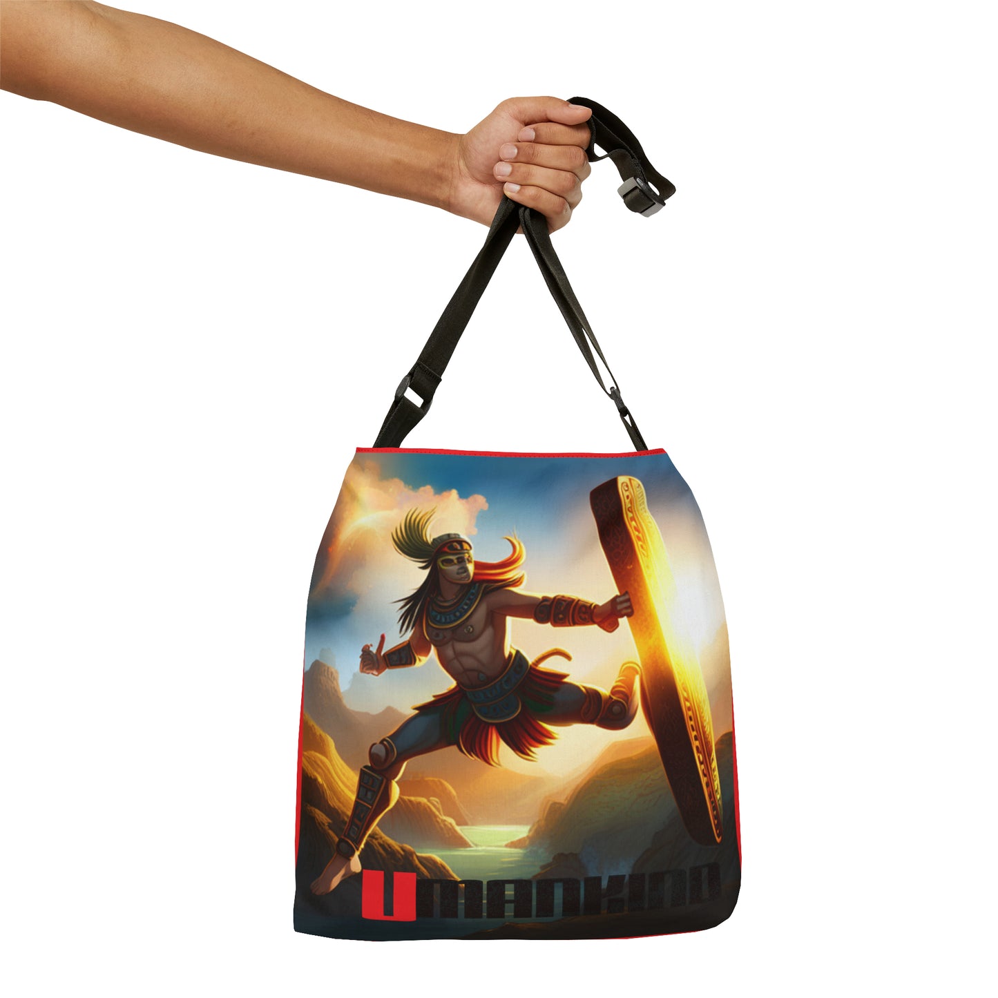 UMANKIND  Limited Edition Mayan Adjustable Tote Bag